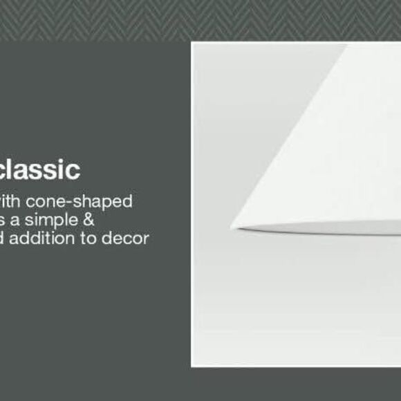 60”x15” Black Stick Floor Lamp Linen Tapered Shade Threshold Light NIB (R3) - Picture 4 of 7